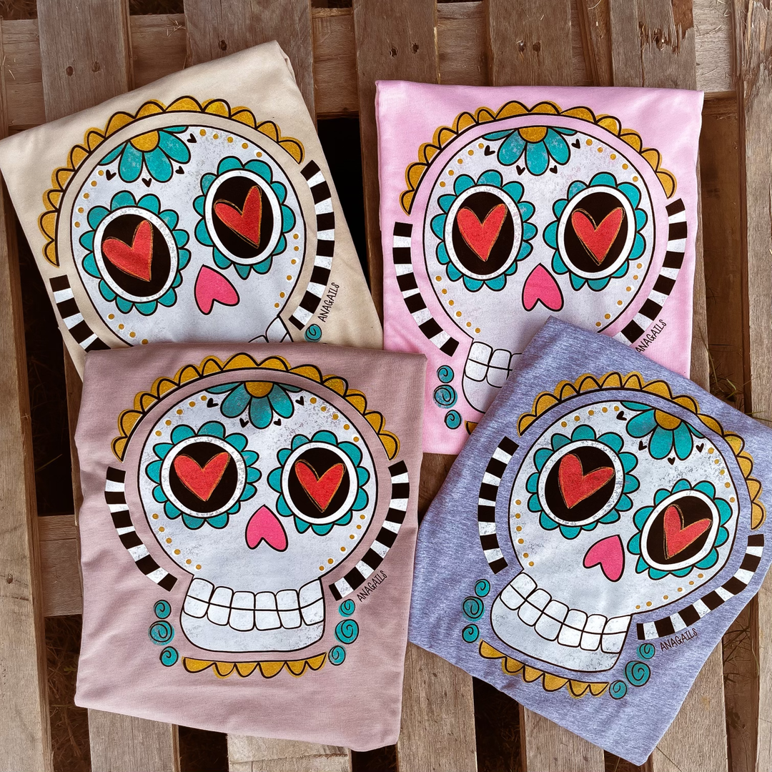 Skull Heart Eyes