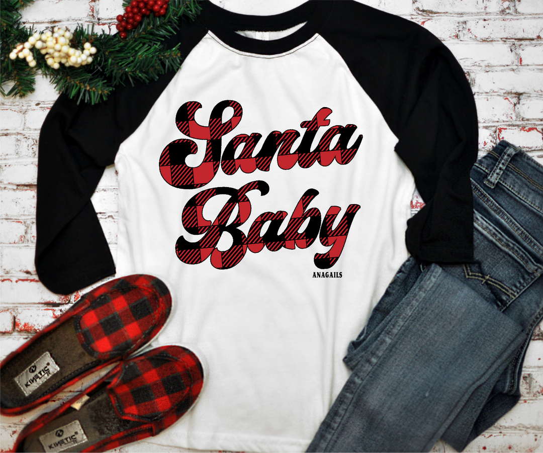 Santa Baby plaid