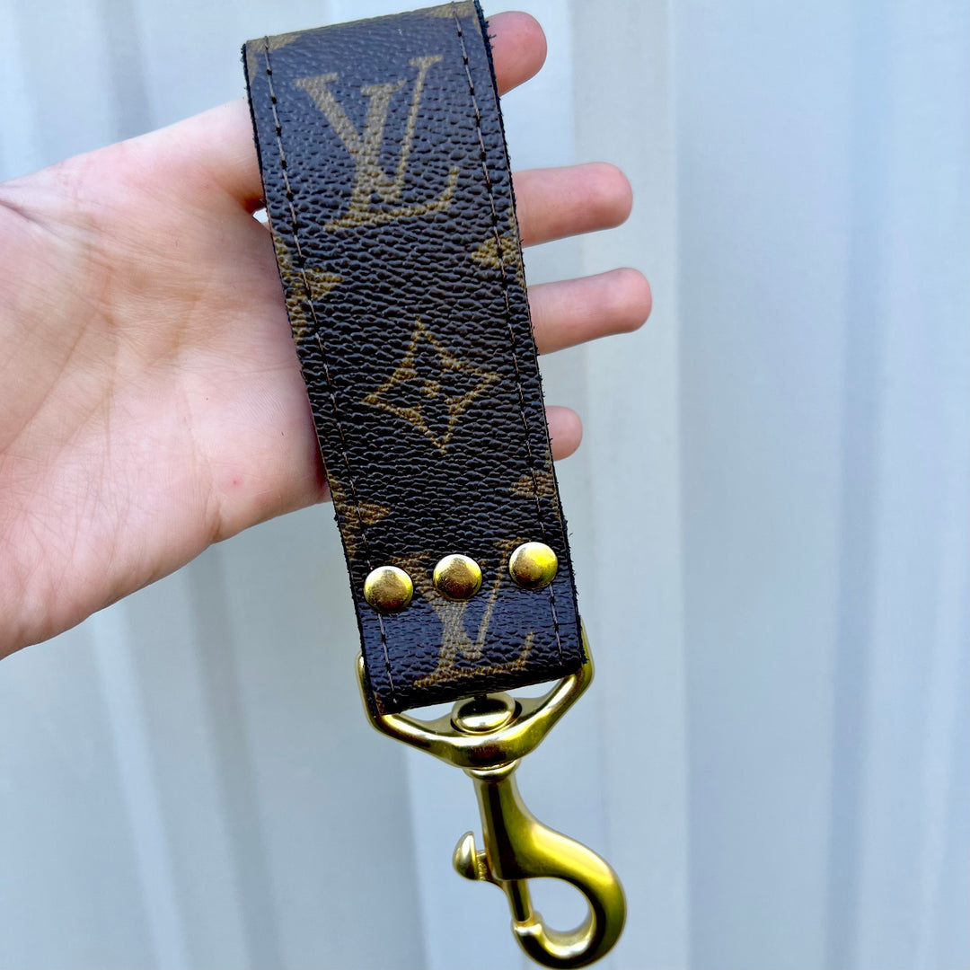 Upcycled LV Carol Keychain