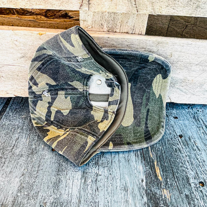 Ponytail Upcycled Camo Cap Second Gen