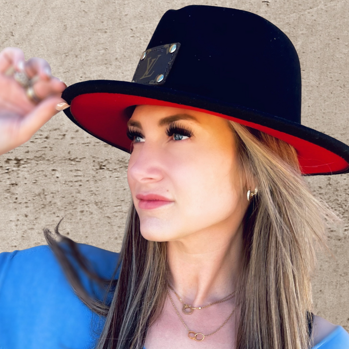 Upcycled LV Reno Hat