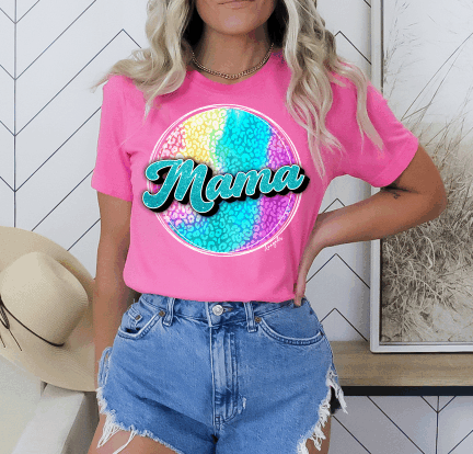 Mama Neon Leopard